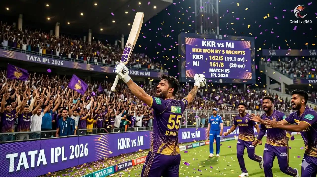 Match 65 KKR vs MI Indian Premier League 2026