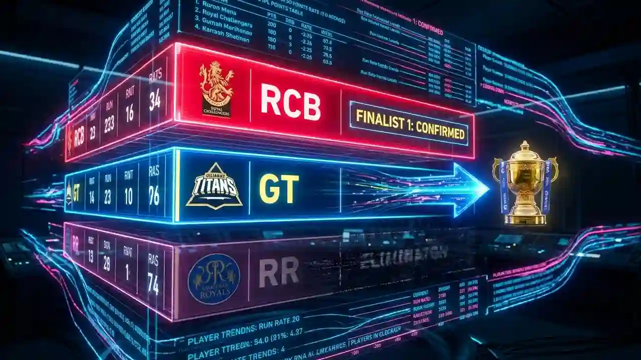 RCB vs GT Final Match Live Score – IPL 2026