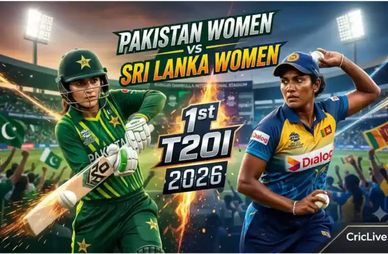 PAK WOMAN vs SL WOMAN, 1st T20, 2026