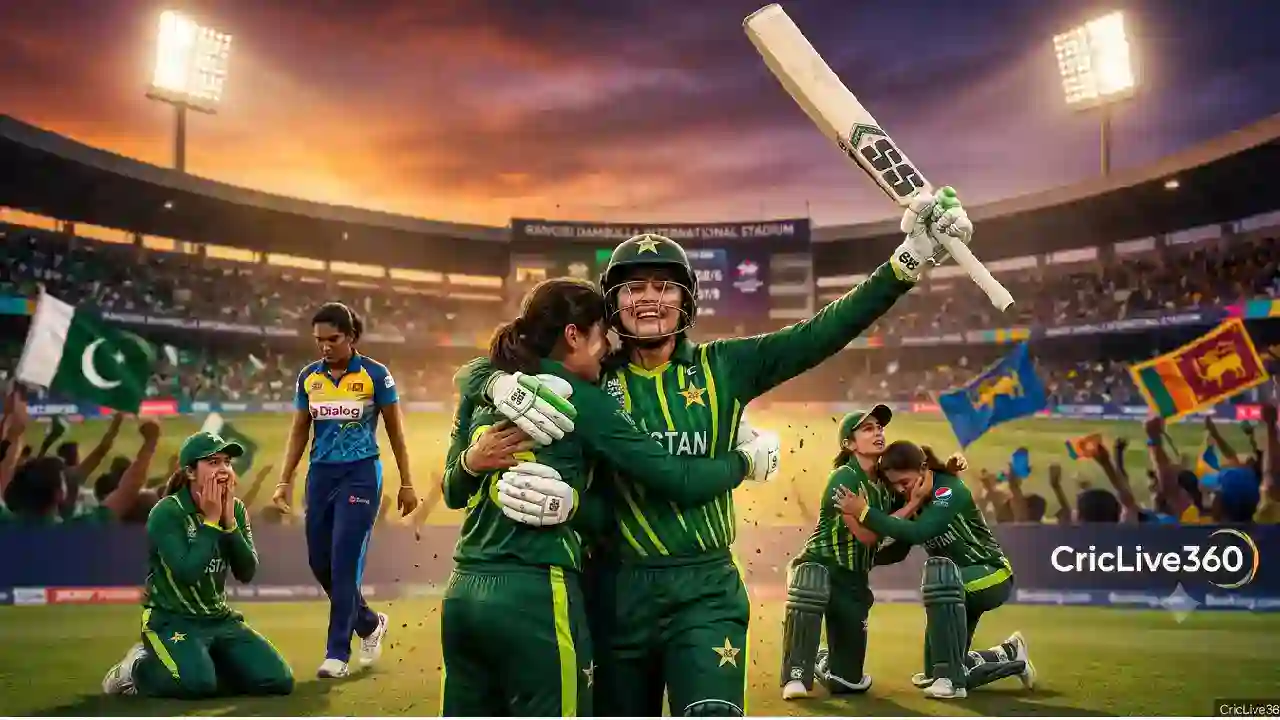 PAK WOMAN vs SL WOMAN Match