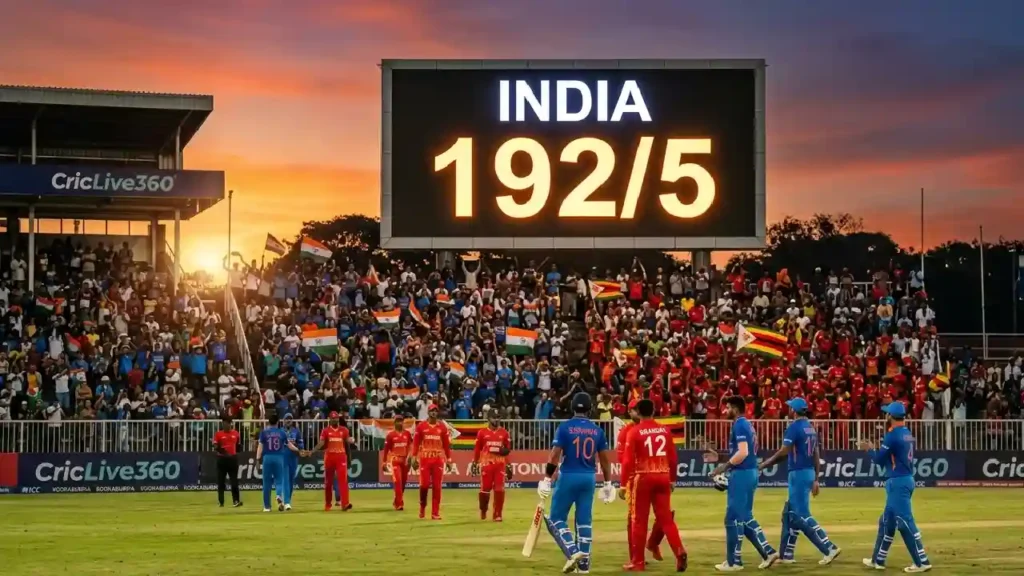 Zimbabwe vs India 3rd T20I 2026 cricket match