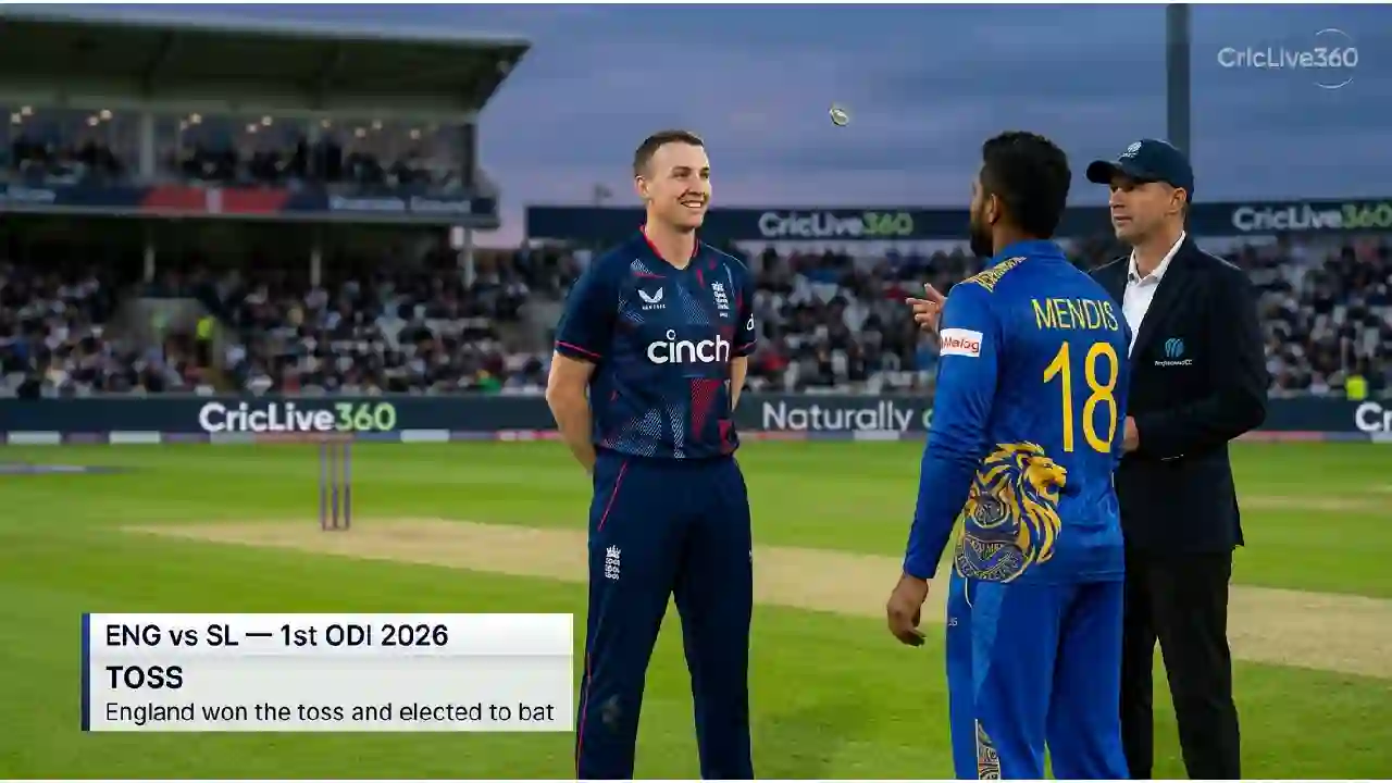 ENG vs SL,1st ODI – Sri Lanka tour of England, 2026