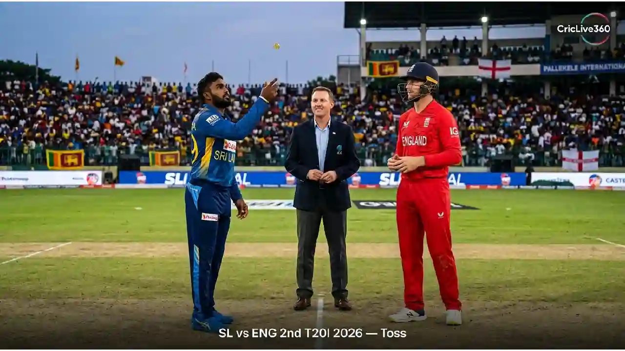 SL vs ENG 2nd T20I 2026: England Storm Win by 6 Wickets