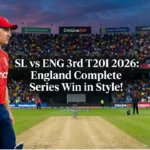 SL vs ENG 3rd T20I 2026 England win by 8 wickets