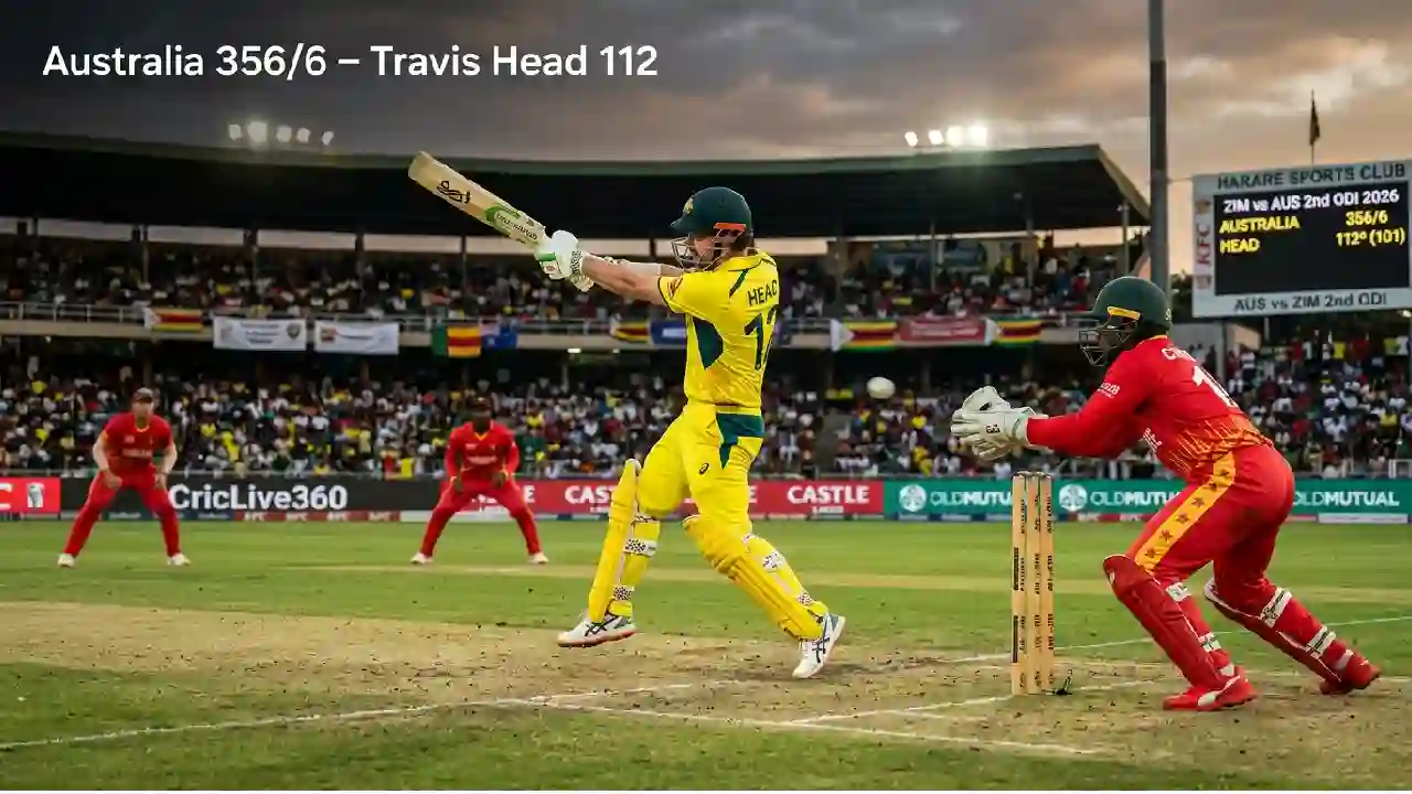 ZIM vs AUS, 2nd ODI, Australia tour of Zimbabwe 2026