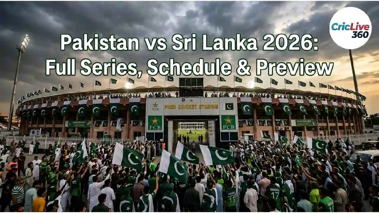 Pakistan vs Sri Lanka 2026 cricket series schedule