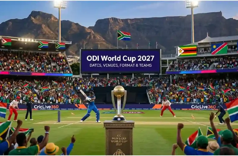 ODI World Cup 2027: Dates, Venues, Format & Teams
