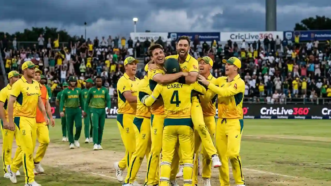 SA vs AUS 3rd ODI 2026: Australia Win by 45 Runs (DLS)