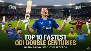 Harry Brook and leading ODI batters featured in the fastest double centuries in cricket history